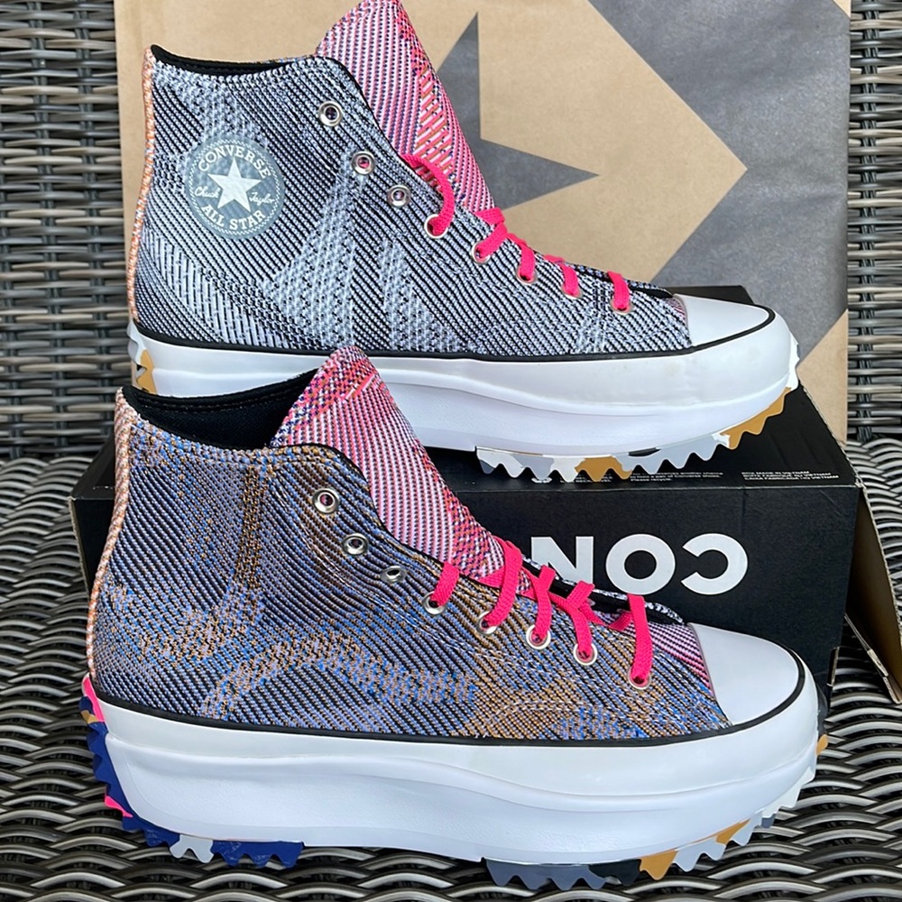 Converse Run Star Hike Hi Digital Blue/LT Zitron mens